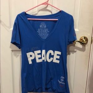 Peace Love World V-Neck